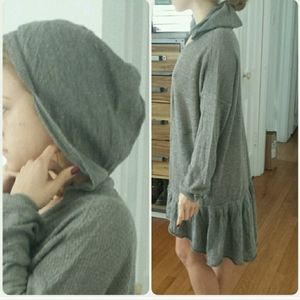 NWT Rare Free People knit hoodie tunic dress top